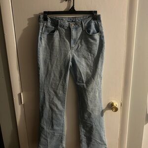 No Boundaries Blue Flare Wide Leg Jeans